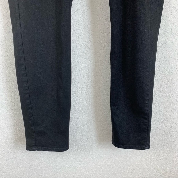 Good American womens black good legs coated jeans 22 - Picture 7 of 7
